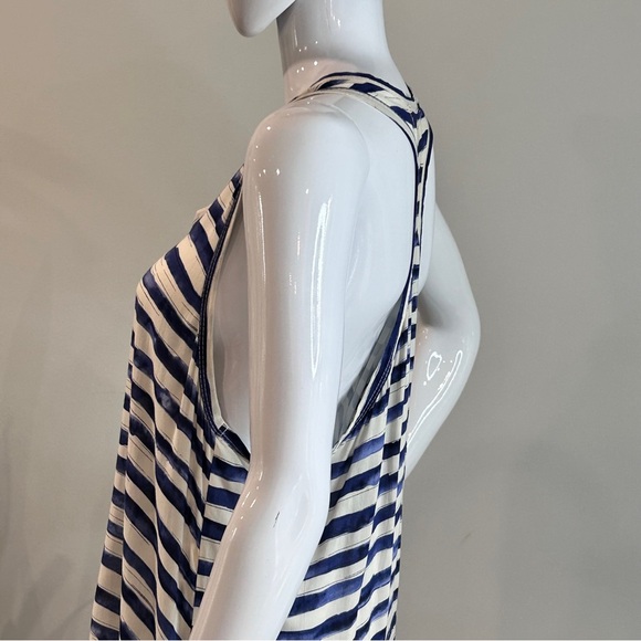 Summer Breeze Striped Viscose Maxi Tank Dress - Picture 9 of 16